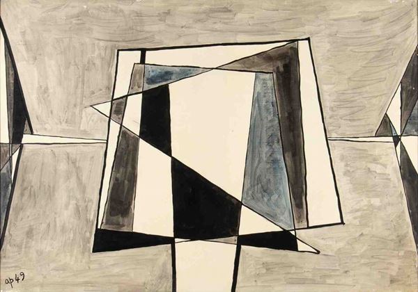 Senza titolo, 1949...  - Auction Arte Moderna e Contemporanea, Pop Art, Grafica & Multipli d'Autore - Bertolami Fine Art - Casa d'Aste