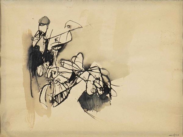 AFRO BASALDELLA
Udine, 1912 - Zurigo, 1976 : Senza titolo...  - Auction Arte Moderna e Contemporanea, Pop Art, Grafica & Multipli d'Autore - Bertolami Fine Art - Casa d'Aste