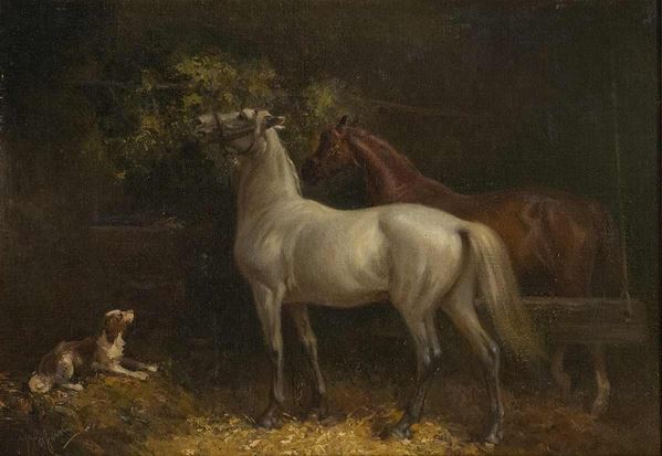 VITTORIO CAJANI
Torino, 1848 - Parigi, 1888 - Cavalli...