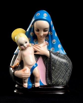 MADONNA DEI BAMBINI, 1934...  - Auction Arti Decorative del '900 - Bertolami Fine Art - Casa d'Aste