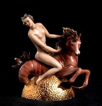 SIRENA SU CAVALLO MARINO                                           
...  - Asta Arti Decorative del '900 - Bertolami Fine Art - Casa d'Aste