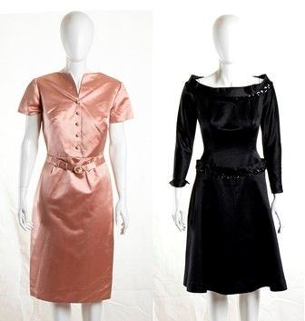 DUE ABITI IN RASO
Anni ‘60...  - Auction Fashion & Luxury - Militaria e Ordini Cavallereschi - Memorabilia e Fotografia Antica - Bertolami Fine Art - Casa d'Aste