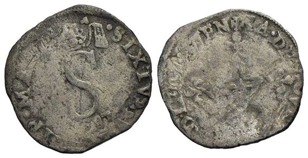 AVIGNONE. Stato Pontificio. Sisto V (1585-1590). Da 6 bianchi 1588. Mi (3,25 g)...  - Asta Monete e medaglie moderne Italiane ed Estere - Bertolami Fine Art - Casa d'Aste