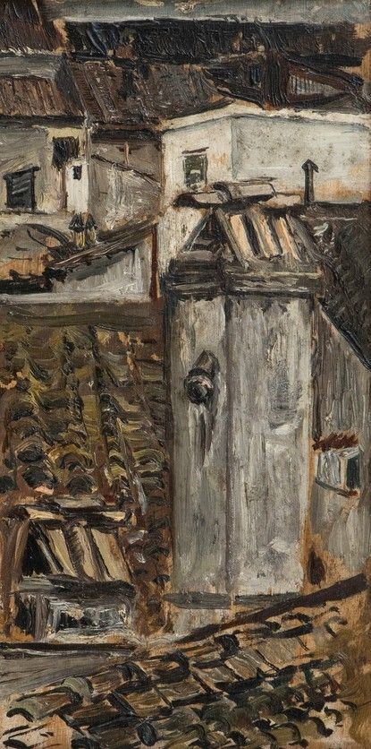 VIRGILIO SIMONETTI
Roma, 1897 - 1982 : Tetti...  - Asta ARTE MODERNA E CONTEMPORANEA DAL XIX AL XXI SECOLO Con una sezione dedicata all’arte a Roma tra le due guerre - Bertolami Fine Art - Casa d'Aste