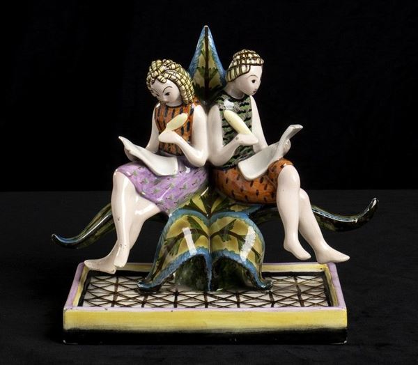 MARIO STURANI : Scultura portapenna ...  - Auction Arti Decorative del '900 - Bertolami Fine Art - Casa d'Aste