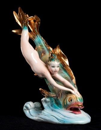 SIRENA CON PESCE
scultura  ...  - Asta Arti Decorative del '900 - Bertolami Fine Art - Casa d'Aste