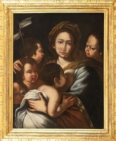 CERCHIA DI BERNARDO STROZZI (Genova, 1581 - Venezia, 1644) : Carità cristiana...  - Auction Dipinti, disegni, sculture e oggetti di antiquariato dal XV al XIX secolo - Bertolami Fine Art - Casa d'Aste