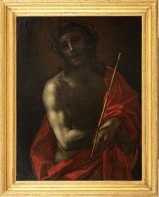 AMBITO DI BARTOLOMEO MANFREDI (Ostiano, 1582 - Roma, 1622) - Ecce Homo...