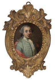 AMBITO DI PIETRO LONGHI (Venezia, 1701 - 1785) : Ritratto di gentiluomo veneziano, miniatura ovale...  - Auction Dipinti, disegni, sculture e oggetti di antiquariato dal XV al XIX secolo - Bertolami Fine Art - Casa d'Aste