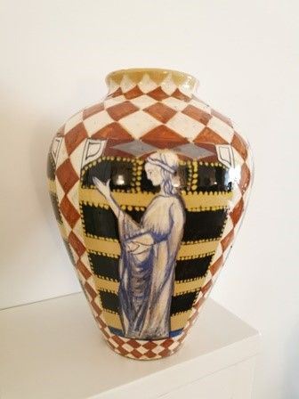 VASO IN CERAMICA - MANIFATTURA PICENA
1920 CA



...  - Auction Arti Decorative del '900 - Bertolami Fine Art - Casa d'Aste