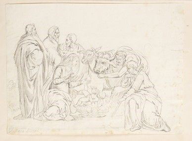 SEBASTIANO FILIPPI, DETTO BASTIANINO(Ferrara, 1528 circa - 1602), ATTRIBUITO - Natività...