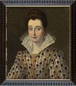 SCIPIONE PULZONE (Gaeta, ca. 1540-1545 - Roma, 1598), ATTRIBUITO : Ritratto di gentildonna...  - Auction Dipinti, disegni, sculture e oggetti di antiquariato dal XV al XIX secolo - Bertolami Fine Art - Casa d'Aste