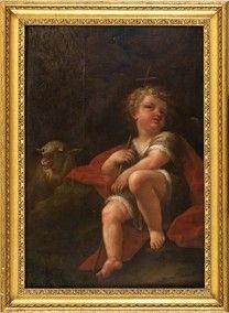 PAOLO DE MATTEIS (Piano del Cilento, 1662 - Napoli, 1728) : San Giovanni Battista...  - Auction Dipinti, disegni, sculture e oggetti di antiquariato dal XV al XIX secolo - Bertolami Fine Art - Casa d'Aste