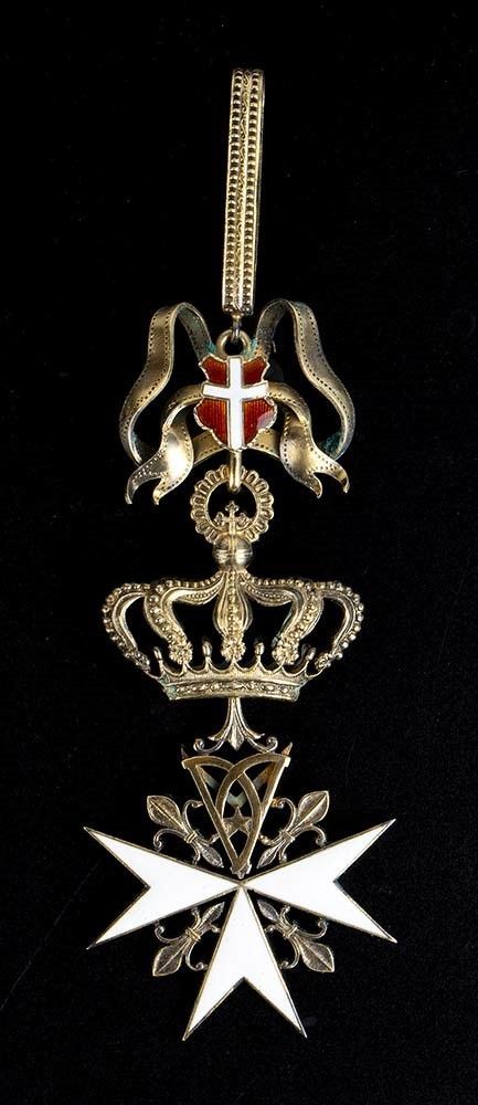 Itaky, SMOM a Donato di Devozione neck badge 
enamel, silver ...  - Auction Fashion & Luxury, Gioielli, Memorabilia, Militaria, Medaglie e Ordini Cavallereschi - Bertolami Fine Art - Casa d'Aste