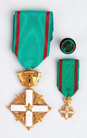 Repubblica italiana, Ordine al Merito, insegna di cavaliere...  - Auction Fashion & Luxury, Gioielli, Memorabilia, Militaria, Medaglie e Ordini Cavallereschi - Bertolami Fine Art - Casa d'Aste