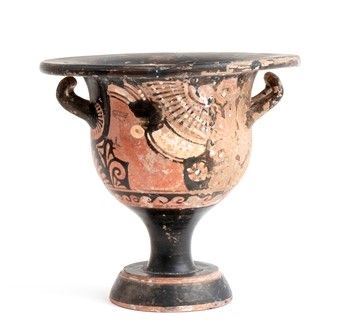 CRATERE APULO A FIGURE ROSSE
Fine del IV secolo a.C....  - Auction Archeologia: dalla Preistoria al Medioevo con una selezione di letteratura archeologica. - Bertolami Fine Art - Casa d'Aste