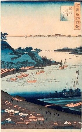 Utagawa Hiroshige II
(1826-1869)

Veduta di Niigata nella provincia di Echigo, ...  - Auction Arte Asiatica e Bonsai - Bertolami Fine Art - Casa d'Aste