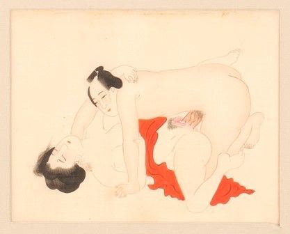 DUE DIPINTI DI TEMA EROTICO, SHUNGA
Giappone, inizio del XX secolo...  - Auction Arte Asiatica e Bonsai - Bertolami Fine Art - Casa d'Aste