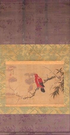 KATSUNO HANKO
(attivo seconda metà del XVIII secolo)

Pappagallo su ramo fiorit...  - Asta Arte Asiatica e Bonsai - Bertolami Fine Art - Casa d'Aste