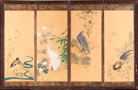 Artista anonimo
Giappone, periodo Meiji

Fiori e uccelli...  - Auction Arte Asiatica e Bonsai - Bertolami Fine Art - Casa d'Aste