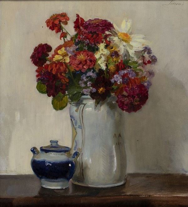 CARLO SIVIERO : Natura morta...  - Auction ARTE MODERNA E CONTEMPORANEA DAL XIX AL XXI SECOLO Con una sezione dedicata all’arte a Roma tra le due guerre - Bertolami Fine Art - Casa d'Aste