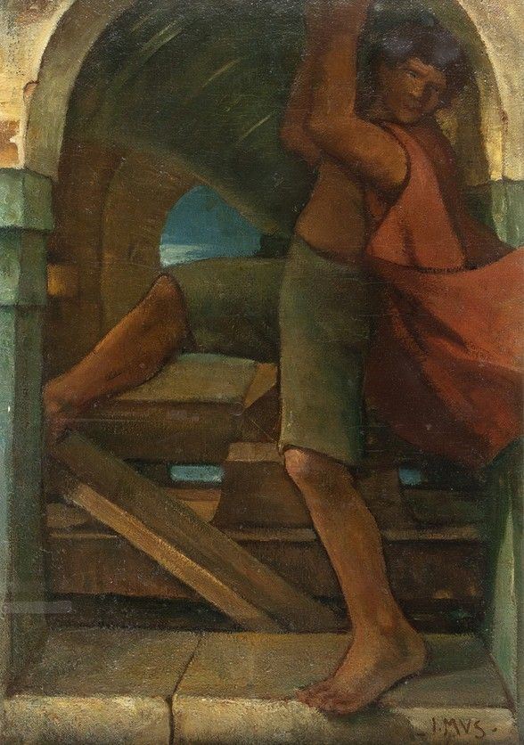 ITALO MUS
Ch&#226;tillon, 1892 - Saint-Vincent, 1967 : Campanaro, 1944...  - Auction ARTE MODERNA E CONTEMPORANEA DAL XIX AL XXI SECOLO Con una sezione dedicata all’arte a Roma tra le due guerre - Bertolami Fine Art - Casa d'Aste