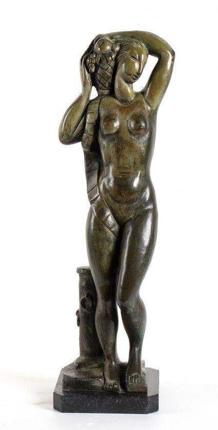 ORFEO TAMBURI : Ospitalità, 1936...  - Auction ARTE MODERNA E CONTEMPORANEA DAL XIX AL XXI SECOLO Con una sezione dedicata all’arte a Roma tra le due guerre - Bertolami Fine Art - Casa d'Aste