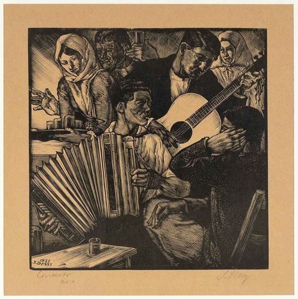 STANIS DESSY
Arzana, 1900 - Sassari, 1986 : Concerto, 1933...  - Auction ARTE MODERNA E CONTEMPORANEA DAL XIX AL XXI SECOLO Con una sezione dedicata all’arte a Roma tra le due guerre - Bertolami Fine Art - Casa d'Aste