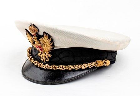 Italia, Regno, Militaria Berretto estivo da funzionario addetto alla Real Casa ...  - Asta Fashion & Luxury, Gioielli, Memorabilia, Militaria, Medaglie e Ordini Cavallereschi - Bertolami Fine Art - Casa d'Aste