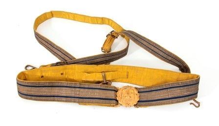 Italia, Regno. Cinte in broccato da ufficiale della PAI ...  - Auction Fashion & Luxury, Gioielli, Memorabilia, Militaria, Medaglie e Ordini Cavallereschi - Bertolami Fine Art - Casa d'Aste