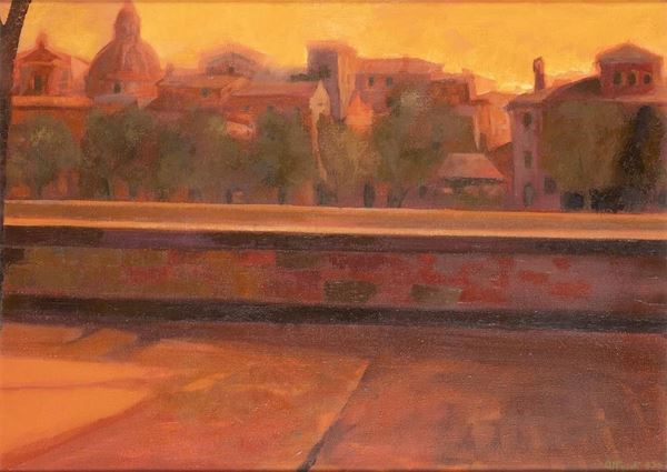 UGO ATTARDI
Sori, 1923 - Roma, 2006 : Lungo il Tevere, 1977...  - Auction ARTE MODERNA E CONTEMPORANEA DAL XIX AL XXI SECOLO Con una sezione dedicata all’arte a Roma tra le due guerre - Bertolami Fine Art - Casa d'Aste