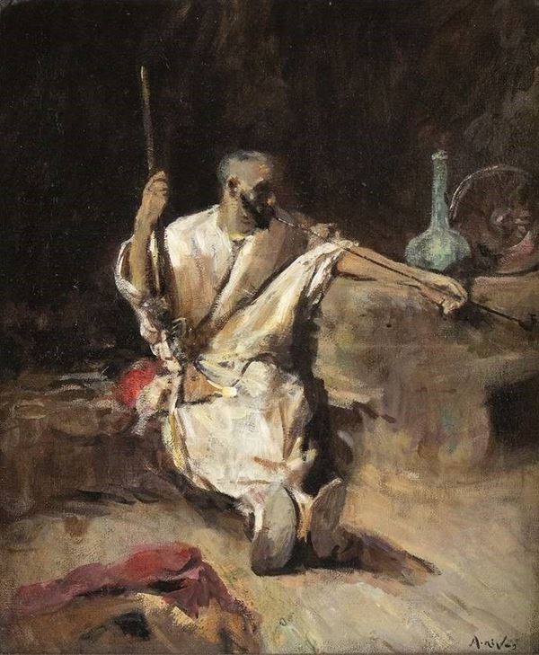 ANTONIO RIVAS
Spagna, 1845 - 1911 - Guerriero africano...