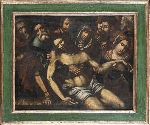 Deposizione di Cristo...  - Asta Dipinti, disegni, sculture e oggetti di antiquariato dal XV al XIX secolo - Bertolami Fine Art - Casa d'Aste