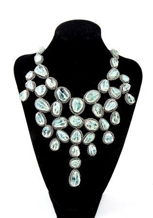 COLLIER DI ACQUAMARINE E FERRO ...  - Asta Fashion & Luxury, Gioielli, Memorabilia, Militaria, Medaglie e Ordini Cavallereschi - Bertolami Fine Art - Casa d'Aste