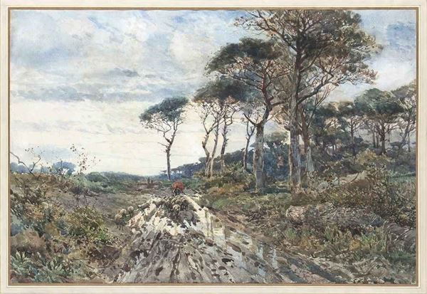 ENRICO COLEMAN
Roma, 1846 - 1911 : Pineta sul litorale laziale...  - Asta ARTE MODERNA E CONTEMPORANEA DAL XIX AL XXI SECOLO Con una sezione dedicata all’arte a Roma tra le due guerre - Bertolami Fine Art - Casa d'Aste