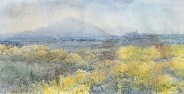 DANTE RICCI
Serra San Quirico, 1879 - Roma, 1957 : Campagna romana...  - Asta ARTE MODERNA E CONTEMPORANEA DAL XIX AL XXI SECOLO Con una sezione dedicata all’arte a Roma tra le due guerre - Bertolami Fine Art - Casa d'Aste