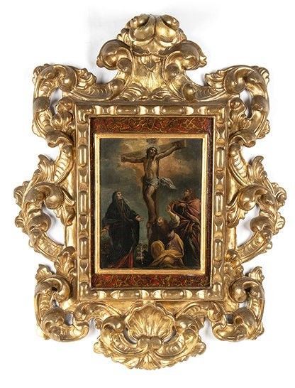 Pietro Berrettini Pietro da Cortona : Crocifissione...  - Asta Dipinti, disegni, sculture e oggetti di antiquariato dal XV al XIX secolo - Bertolami Fine Art - Casa d'Aste