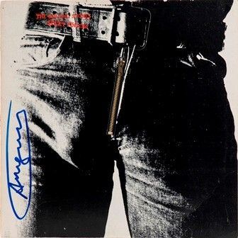 Rolling Stones, "Sticky Fingers" autografato Andy Warhol...  - Auction Fashion & Luxury, Gioielli, Memorabilia, Militaria, Medaglie e Ordini Cavallereschi - Bertolami Fine Art - Casa d'Aste