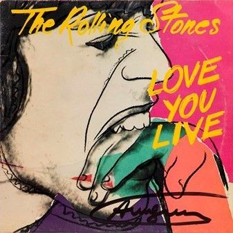 Rolling Stones, "Love You Live" autografato Andy Warhol...  - Auction Fashion & Luxury, Gioielli, Memorabilia, Militaria, Medaglie e Ordini Cavallereschi - Bertolami Fine Art - Casa d'Aste