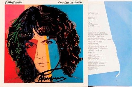 Billy Squier, "Emotions in Motion" autografato Andy Warhol...  - Auction Fashion & Luxury, Gioielli, Memorabilia, Militaria, Medaglie e Ordini Cavallereschi - Bertolami Fine Art - Casa d'Aste