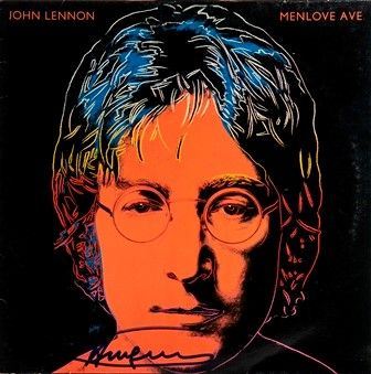 John Lennon, "Menlove Ave" autografato Andy Warhol...