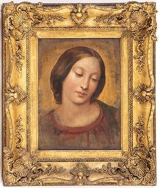 VINCENZO CAMUCCINI (Roma, 1771 - 1844) - Volto di giovane donna...