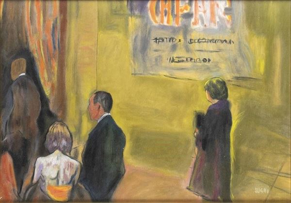 ALBERTO SUGHI
Cesena, 1928 - Bologna, 2012 - L’atrio del cinema, 1991...