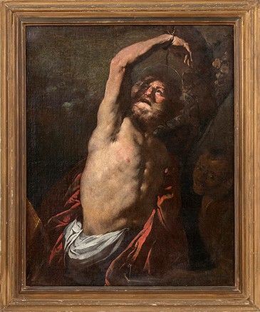 ORAZIO DE FERRARI (Genova Voltri, 1606 - Genova, 1657) : Santo martire...  - Auction Dipinti, disegni, sculture e oggetti di antiquariato dal XV al XIX secolo - Bertolami Fine Art - Casa d'Aste