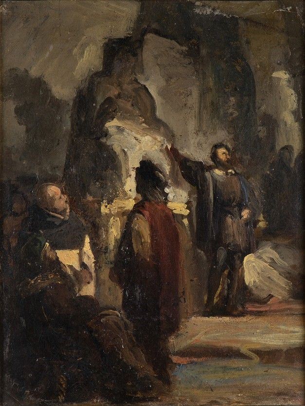 Michelangelo che presenta la Pietà