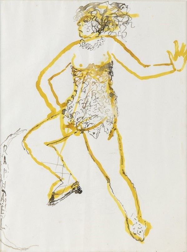 ANTONIETTA  RAPHA&#203;L MAFAI : Ballerina...  - Auction ARTE MODERNA E CONTEMPORANEA DAL XIX AL XXI SECOLO Con una sezione dedicata all’arte a Roma tra le due guerre - Bertolami Fine Art - Casa d'Aste