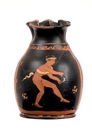 OINOCHOE APULA A FIGURE ROSSE
Apulia, IV secolo a.C.
alt. cm 13

Piccola oinoch...  - Asta Archeologia: dalla Preistoria al Medioevo con una selezione di letteratura archeologica. - Bertolami Fine Art - Casa d'Aste