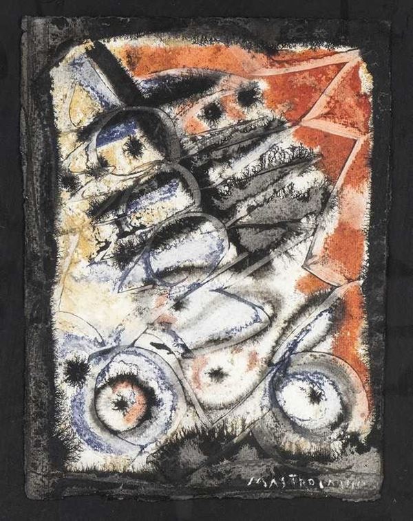 UMBERTO MASTROIANNI : Astratto...  - Auction ARTE MODERNA E CONTEMPORANEA DAL XIX AL XXI SECOLO Con una sezione dedicata all’arte a Roma tra le due guerre - Bertolami Fine Art - Casa d'Aste