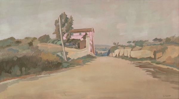 CARLO D&#8217;ALOISIO DA VASTO
Vasto (Chieti) 1894 - Roma 1971 : Paesaggio romano...  - Auction ARTE MODERNA E CONTEMPORANEA DAL XIX AL XXI SECOLO Con una sezione dedicata all’arte a Roma tra le due guerre - Bertolami Fine Art - Casa d'Aste