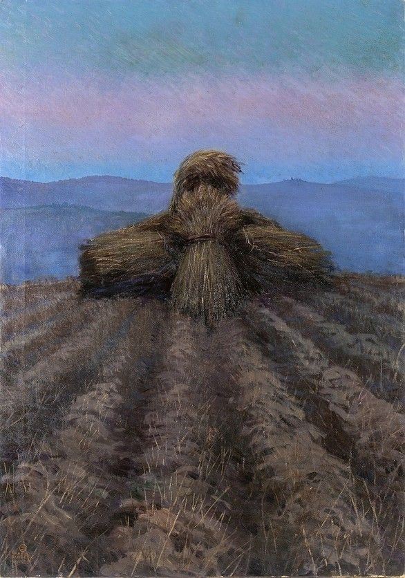 MARIO BARBERIS
Roma, 1893 - 1960 - La croce di grano, 1923...